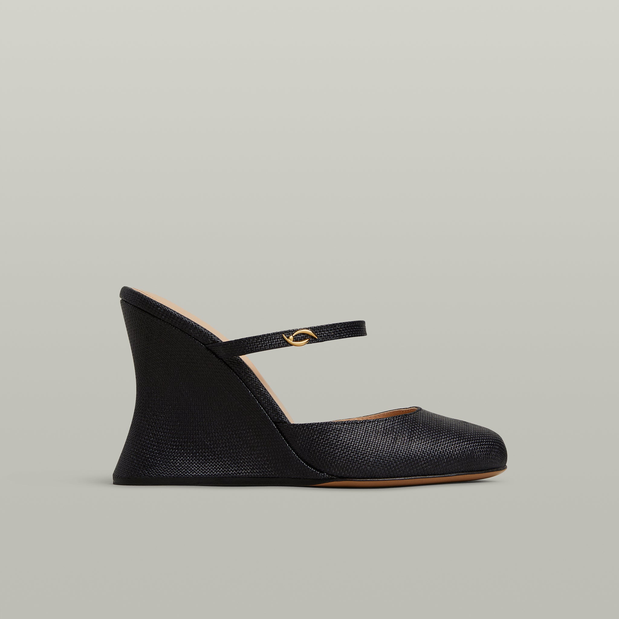 La Nonchalante Black Raffia