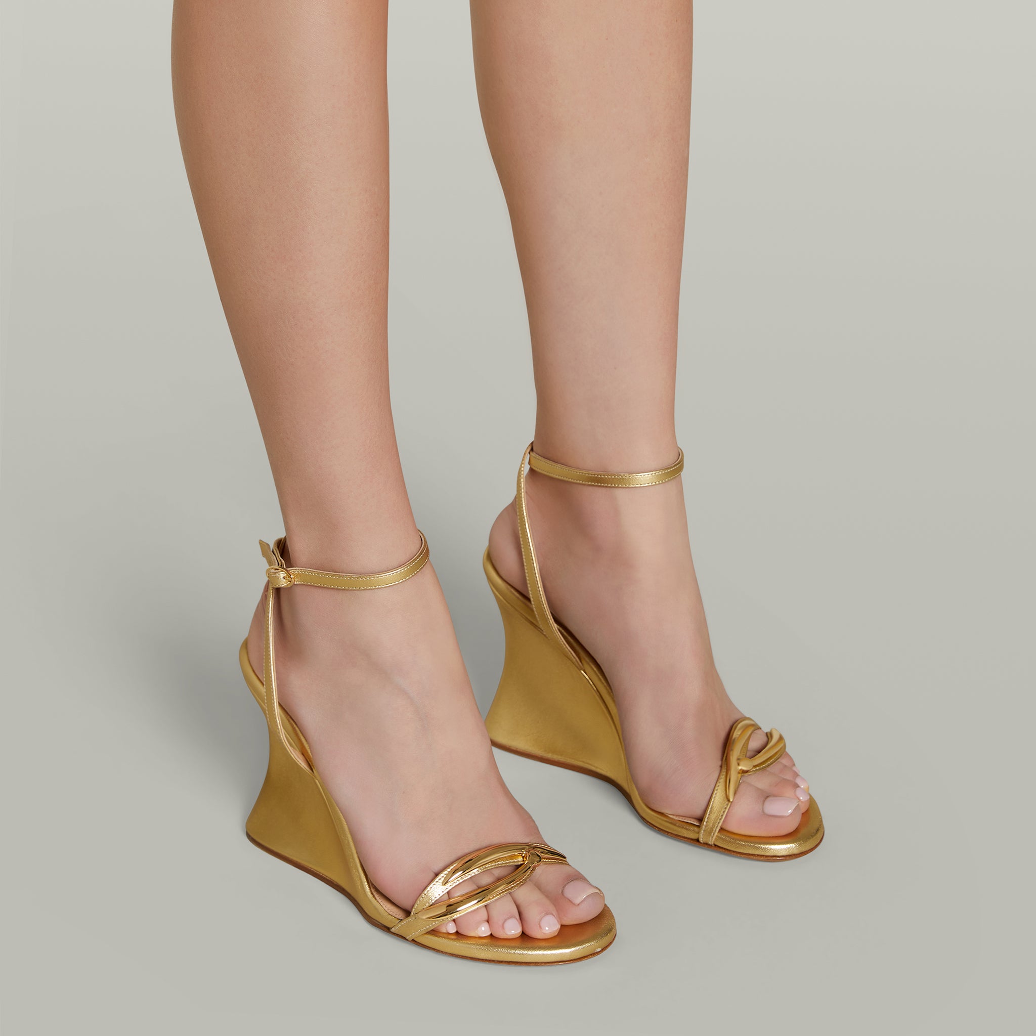 La Perla Gold Leather